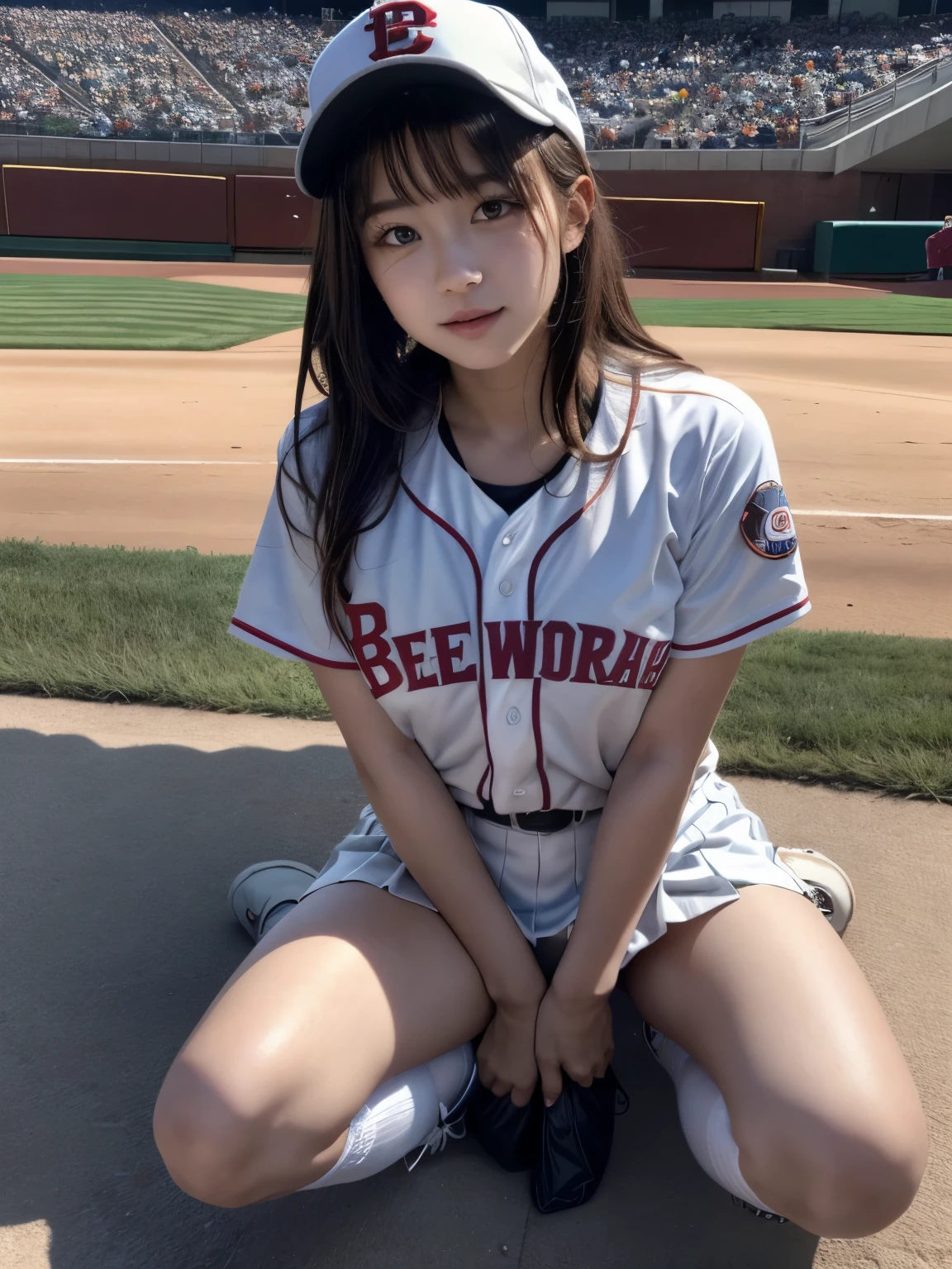 Leg spread,Pussy,creampie,White liquid,Open up,Beautiful woman surrounded by men,sad face,4K,Lori,Embarrassing,Young face, from female genitals,大量creampie,Short Hair,creampie記念写真,In the crotch,semen,sperm,sad,tears,Are crying,My legs were held,Baseball hats,Baseball uniforms,manager,peace sign