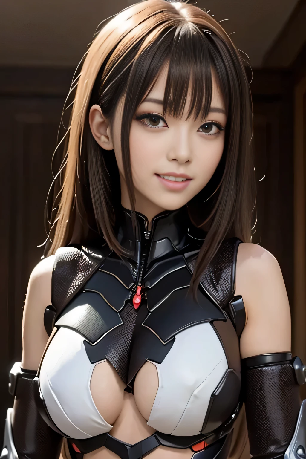 (high resolution,masterpiece,best quality,extremely detailed CG, anime, official art:1.4), realistic, photo, amazing fine details, all intricate, gloss and shiny,awesome many layers, 8k wall paper, 3d, sketch, kawaii, illustration,( solo:1.4), perfect female proportion,villainess, (fusion of dark brown cockroach and lady:1.4), (brown cockroach form lady:1.2), (brown cockroach lady:1.2), (fusion:1.2), (solo:1.4), (evil smile:1.2), muscular, abs, (cockroach brown exoskeleton bio insect suit:1.4), (cockroach brown exoskeleton bio insect armor:1.2), (brown transparency cockroach wing:1.4), (brown cockroach antennae:1.3),