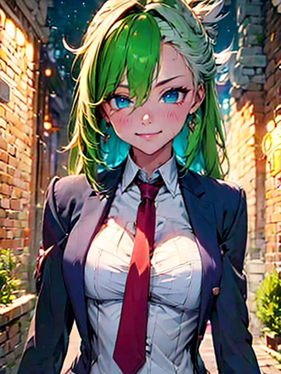 woman slender Fantasy sword士 Light clothing armor sword Blonde Silver Hair Red hair Green Hair Blue Hair Half naked Backwards Landscape