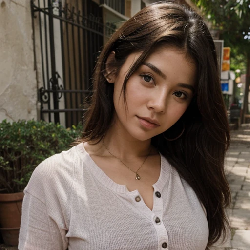 Teenage woman 15 years old. Dulce. Hermosa