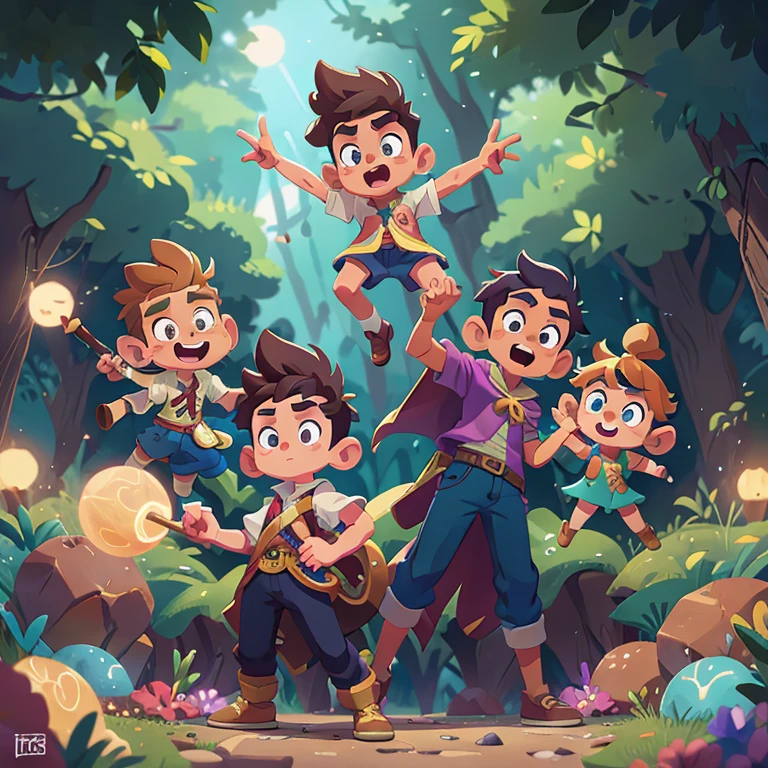 Fan arte magical godfathers, Timmy, cosmo, vanda, Cartoon, magical godfathers, arte 3d,