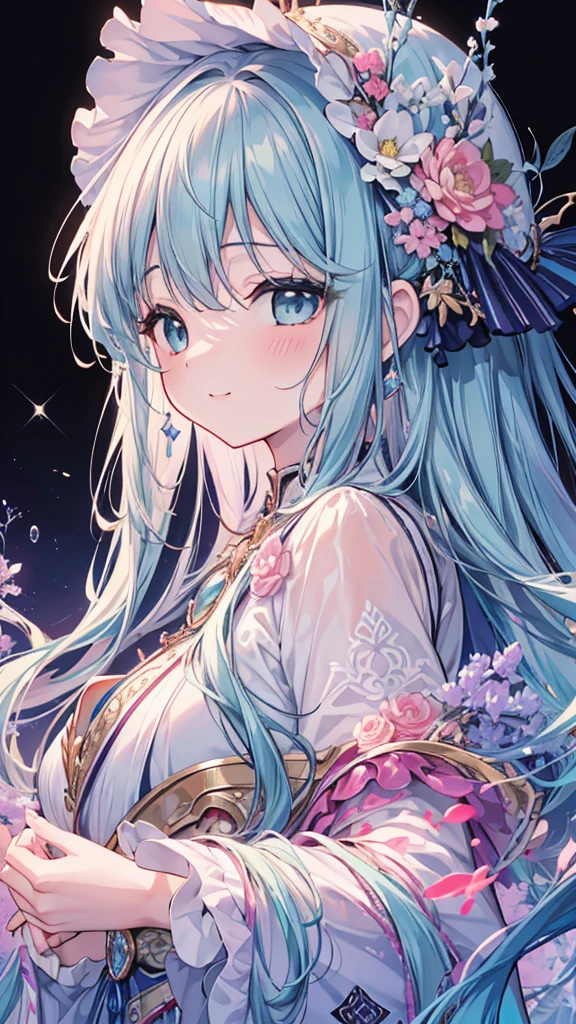 (masterpiece, best quality, extremely detailed, absurdres)), masterpiece, best quality, extremely detailed, (((light blue long hair))), long hair cute anime faces, detailed light, parted lips, shiny, beautiful detailed face, long hair, pale long hair, smile, looking at viewer, jewelry, lips, beautiful, expressive face, 1girl, solo, flat chest, blush, bangs, super fine illustration, 8k wallpaper, (photo background: 1.3), beautiful, (vivid: 1.4), colorful lighting, breathtaking beauty, breathtaking art, (anime style: 1.3), there is a woman standing in front of a large aquarium tank, standing under the sea, fish in the background, big aquarium, see fishes swimming, a huge glass tank, aquarium, fish tank, very close to real nature, looking off to the side, arms crossed in 、 closed eyes, onepiece,closed mouth,smile,Masterpiece, top quality, super detailed CG, intricate details:1.5), 8k wallpapers, elaborate features,(1 person, solo:1.4), perfect cartoon illustration, 1 girl, cute face, smile, aquarium, watching to fish tank(and fishes)