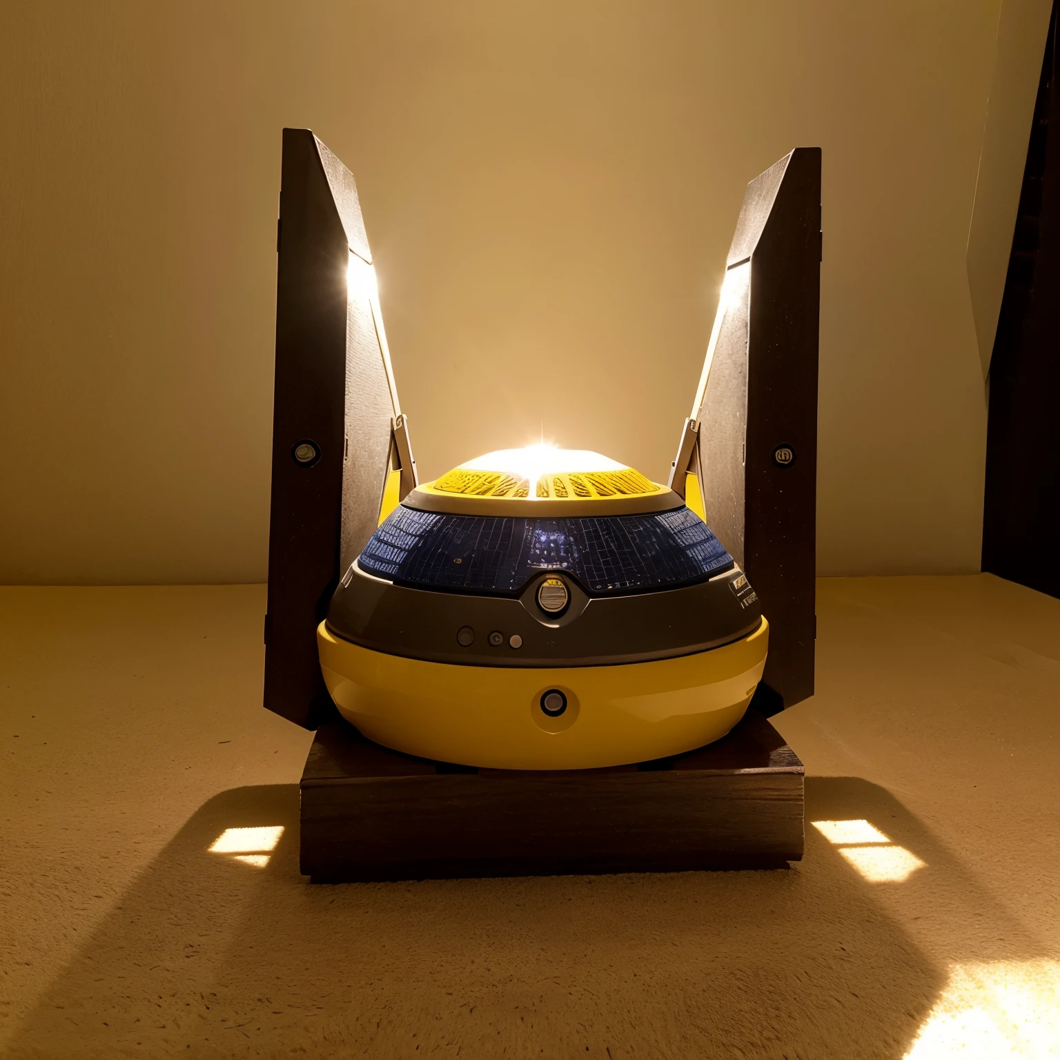 Maqueta de un calentador solar