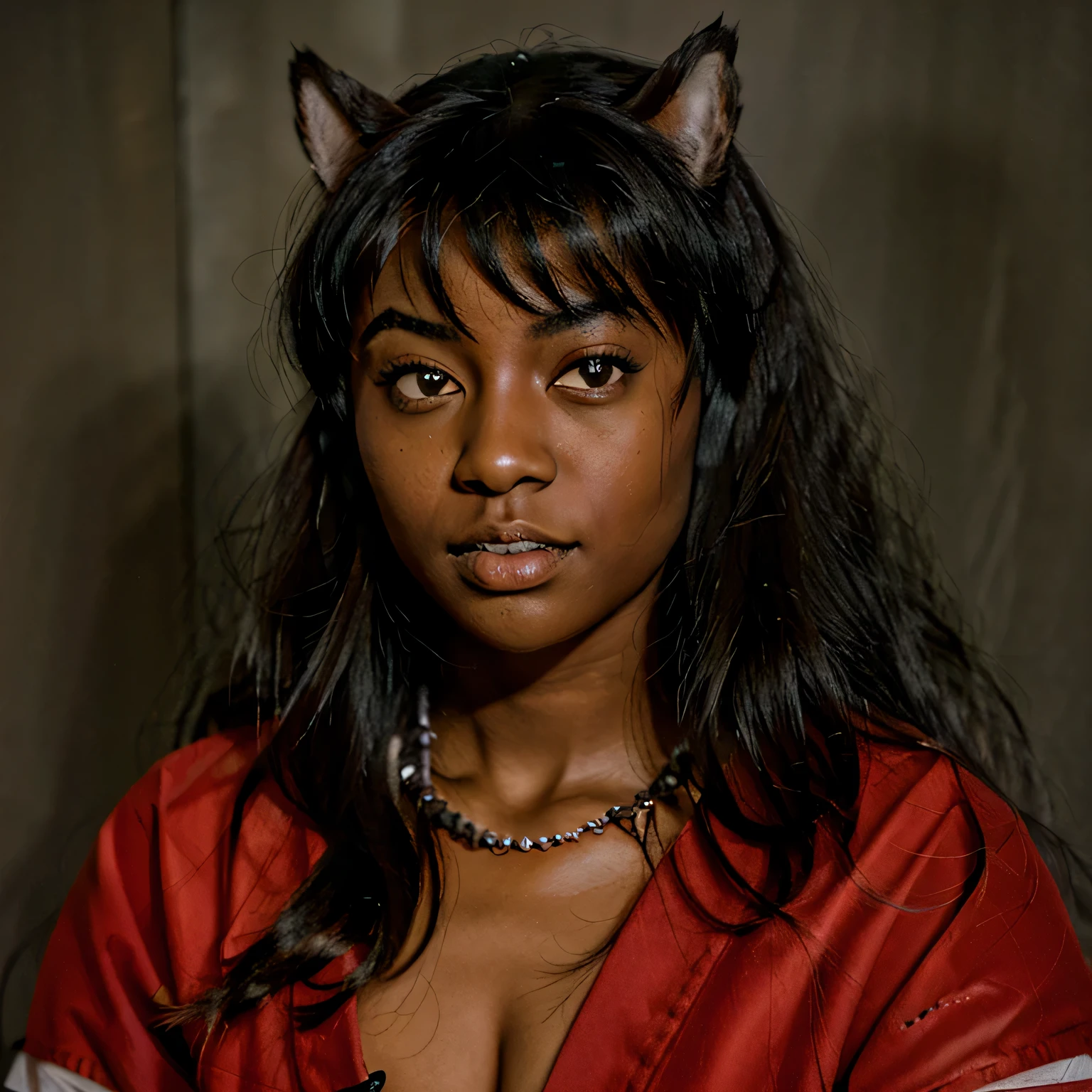 Inuyasha, dark skinned girl, dark complexion, beautiful black woman