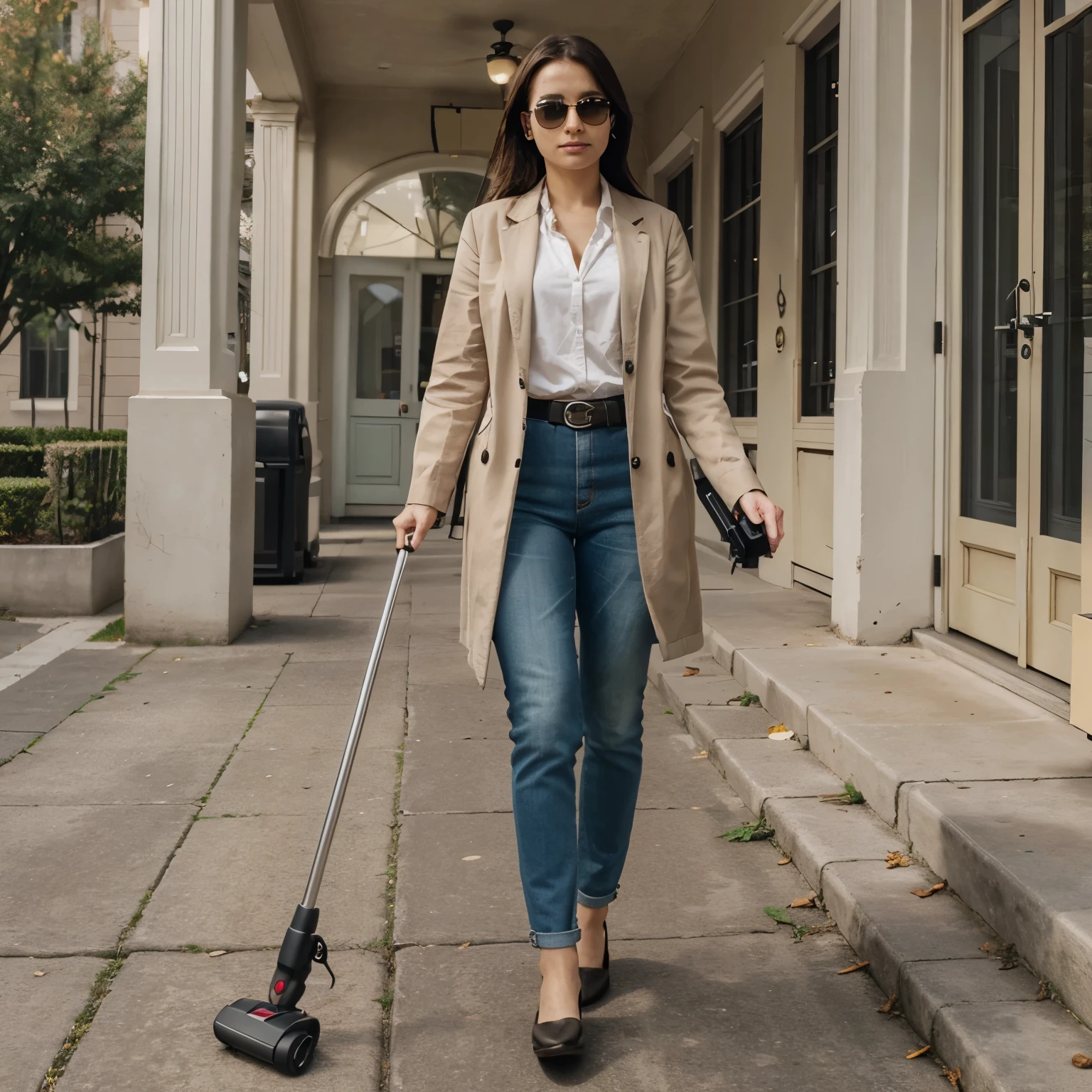Multifunctional cane that is retractable with two buttons and convertible to an object picker. With GPS and ultrasonic sensor.