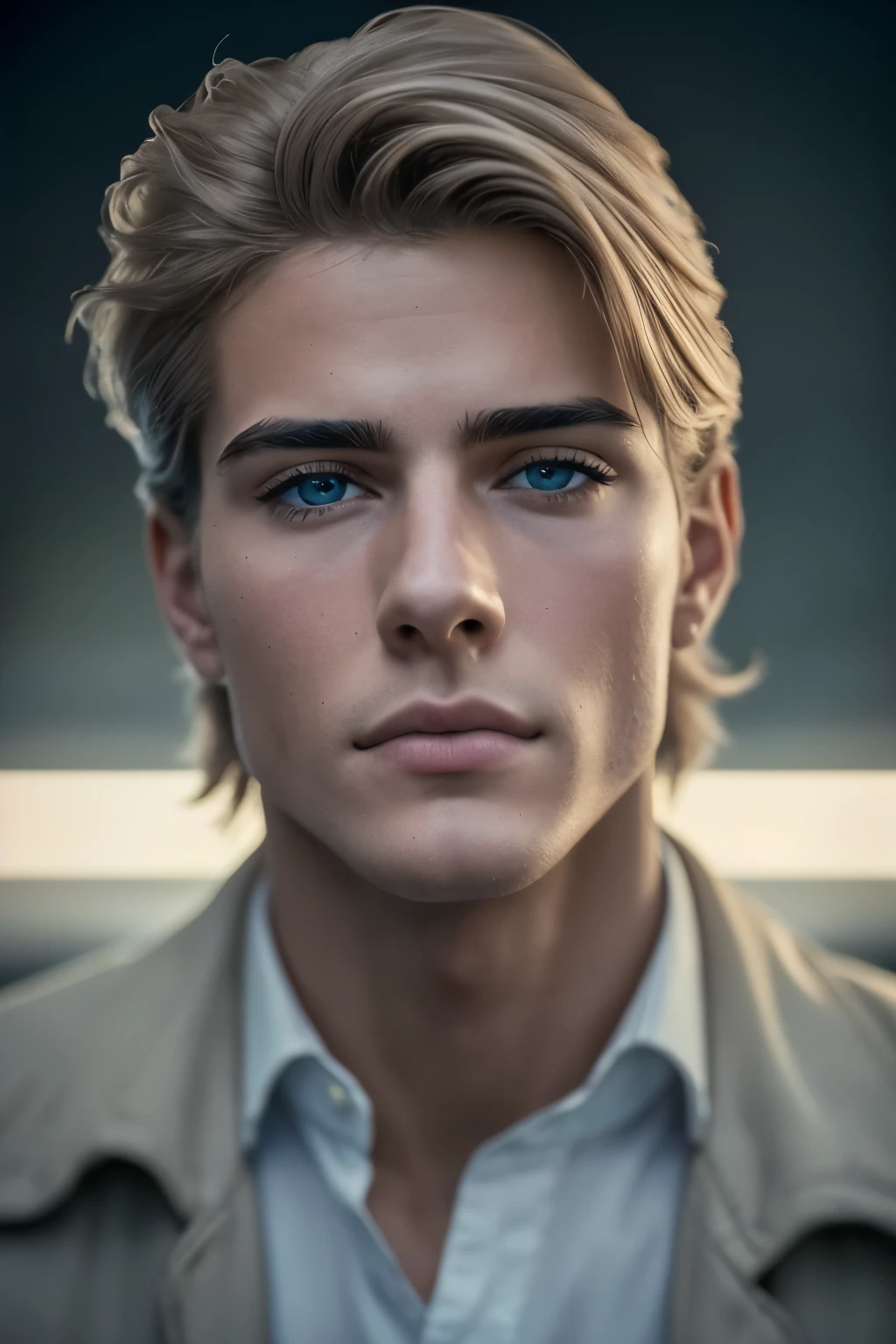 ortrait of a 18 year old young man, photo of a handsome (regency era man), elegant clothes (regency era clothes), baroque decoration, white skin, extremely pale skin, blonde boy, european boy, blonde hair, handsome supermodel, Greek profile, young greek god, sublime beauty, delicate facial features, beautiful facial features, Greek face, strong jaw, attractive boy, , cinematographic, best quality, sharpness, focus on the boy, anatomical perfection, golden ratio, commercial, perfect symmetry, facial symmetry, body symmetry, cinematographic light, ultra detailed, hyper realistic, strong jaw, beautiful eyes, (8k, RAW photo, best quality, masterpiece:1.2), (realistic, photo-realistic:1.37), ultra-detailed, (high detailed skin:1.2), 8k uhd, dslr, soft lighting, high quality, film grain, Fujifilm XT3, professional lighting, handsome 1man , (thin lips:1.3), masterpiece, pale skin,(strong jaw:1), Award winning (portrait photo:1. 4), high quality, hyper realistic, 4k, realistic, backlighting, (shallow depth of field:1. 5), by lee jeffries nikon d850 film stock photograph 4 kodak portra 400 camera f1. 6 lens rich colors hyper realistic lifelike texture dramatic lighting unreal engine trending on artstation cinestill 800 (vignette:1. 3), filmgrain, artistic photography, perfect composition, beautiful detailed, cinematic perfect light