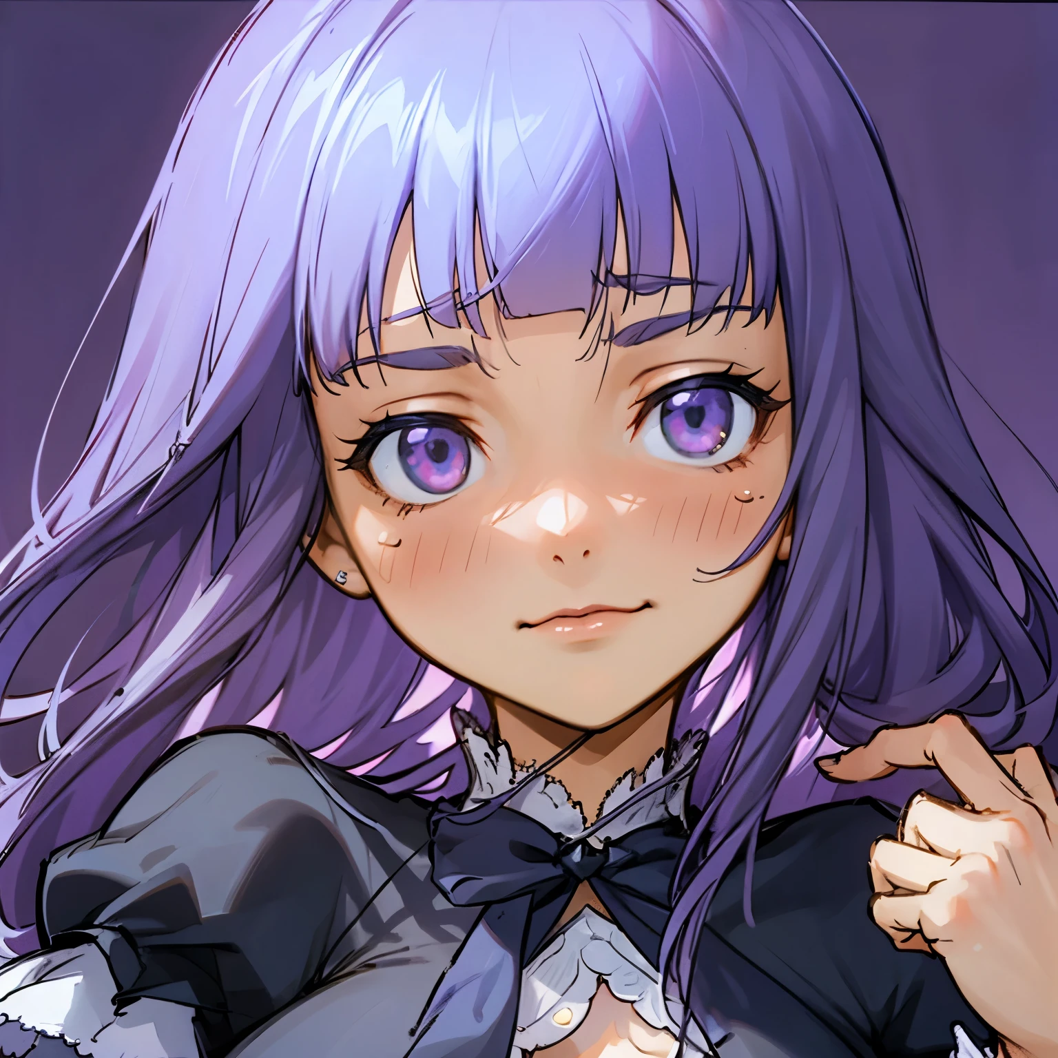  Frederica Bernkastel  Breasts close up blush Portrait facial expression nipples