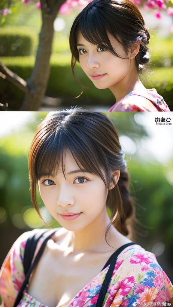 Japanese Beauty、Looking here、front photo、Photorealistic