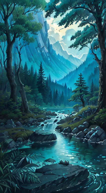 (masterpiece, best quality, high quality, high resolution:1.4), detailed, Extremely detailed, ambient soft lighting, 4K, outdoor,rainbow, (nature, Oak Forest:1.2), (rock:1.2), Mountains, Flowers, plant,