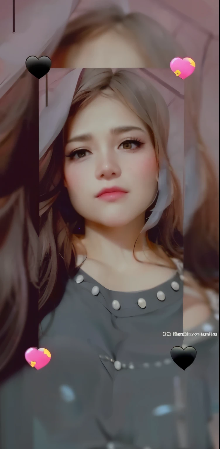 a close up of a woman with long hair and a heart shaped balloon, with accurate face, beuatiful face, with lovely look, very very very beautifull face, portait photo profile picture, very very low quality picture, beutiful face, profile pic, 30 years old woman, 3 0 years old woman, very beautiful girl, candid photo, candid picture