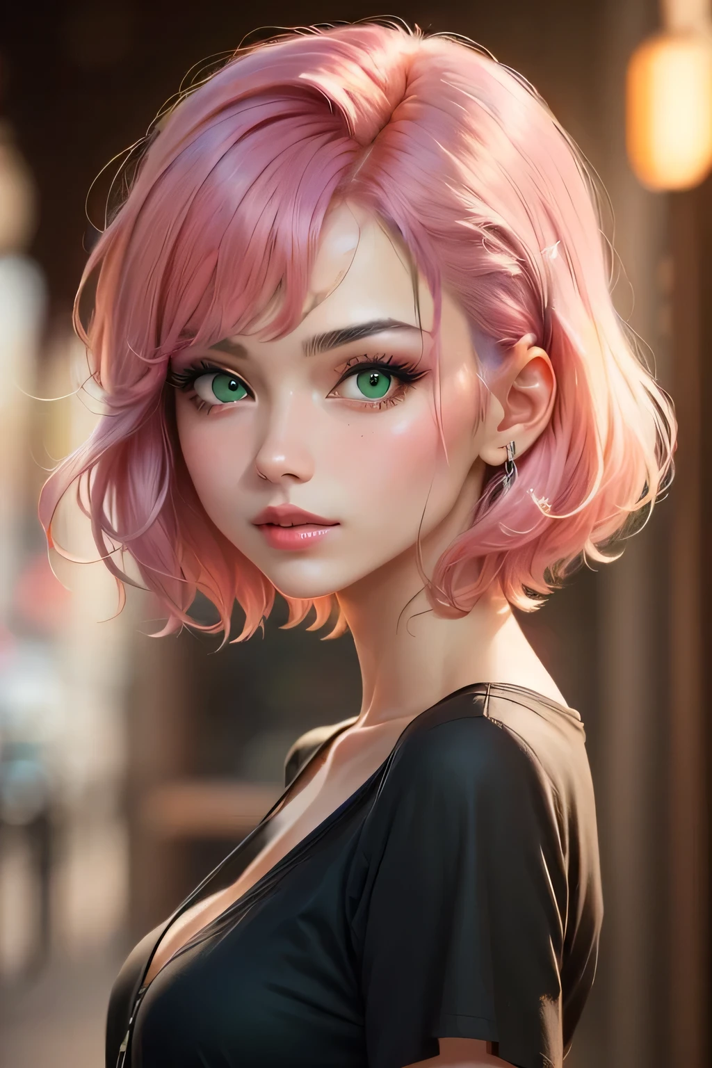 Pink hair