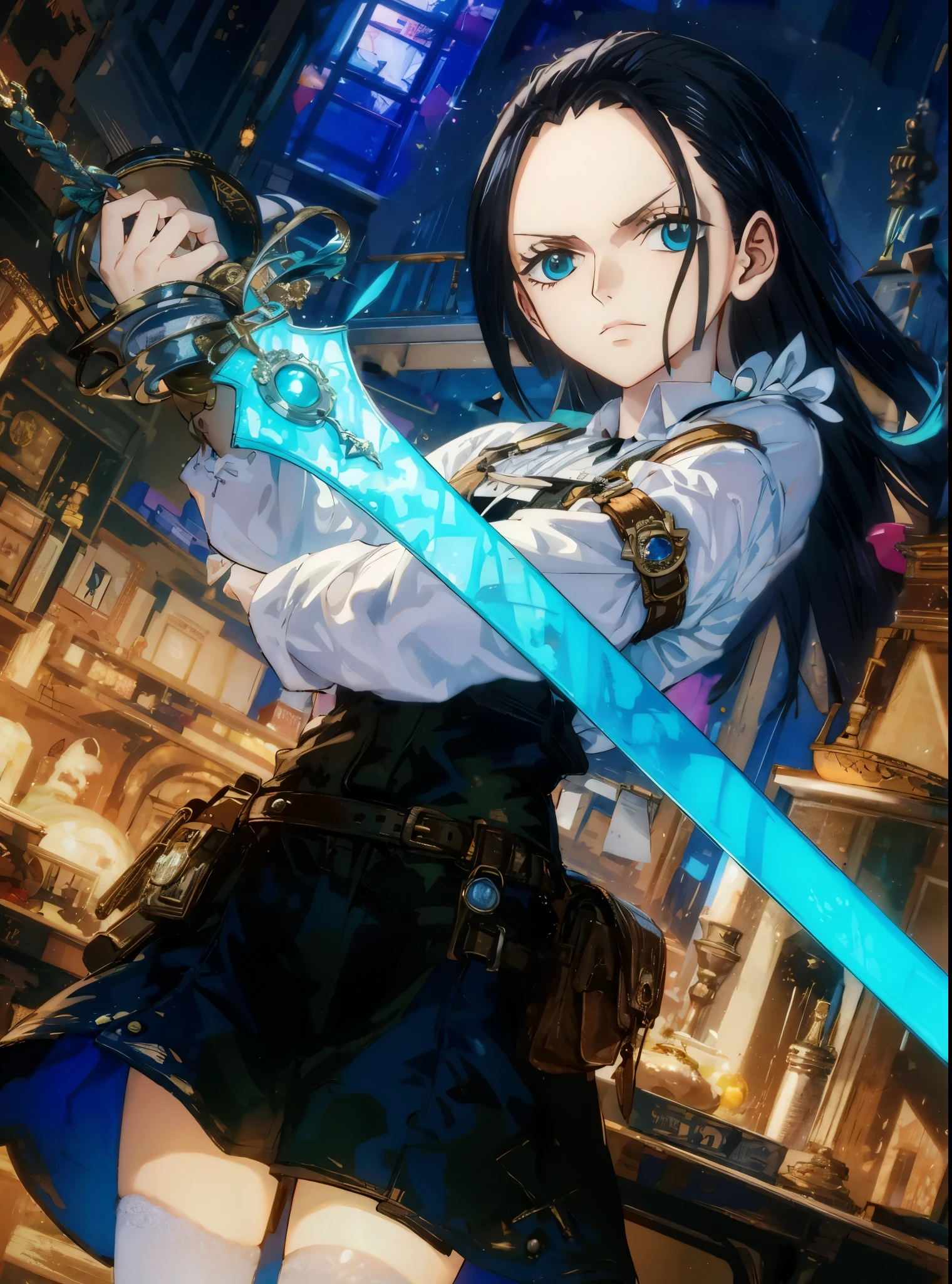 Nico Robin, looking at viewer 