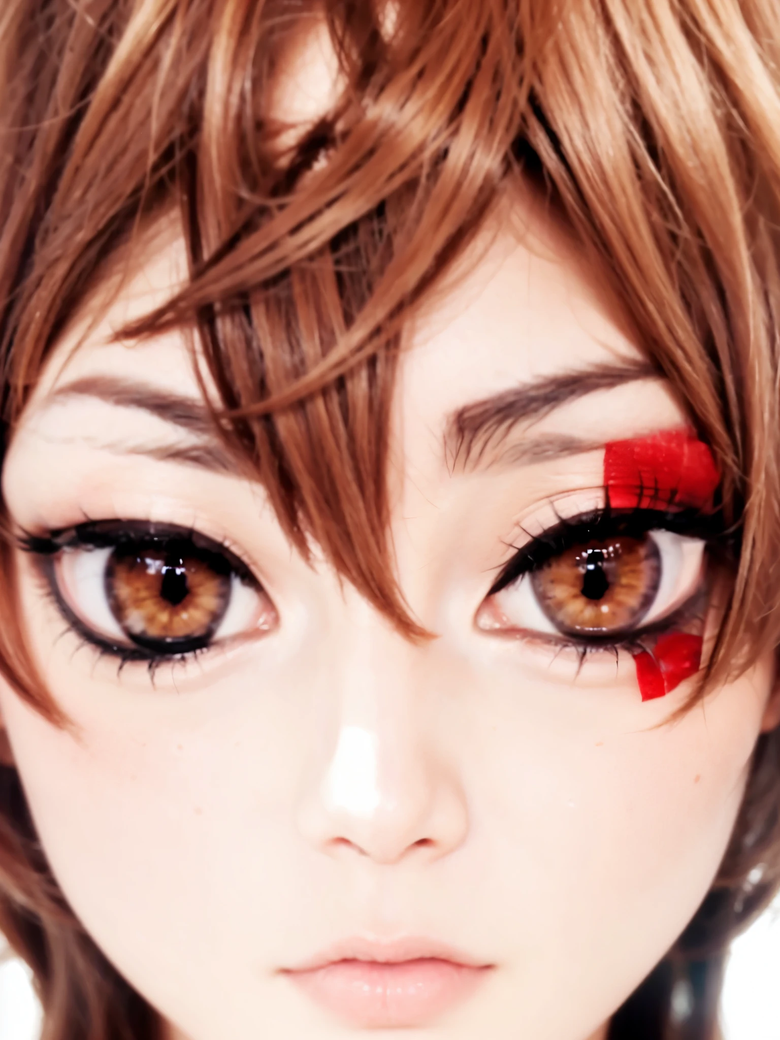 beautiful eyes, realism, contrast