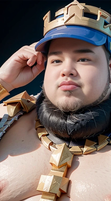 (((A fat man electric giant character from the super Cell game Clash Royale))), arte conseitual hiper detalhada, arte premiada, fine and precise character construction. Obra prima. Ultra detalhada a imagem em 8k. The minute details of the image make it even more incredible to the viewer.