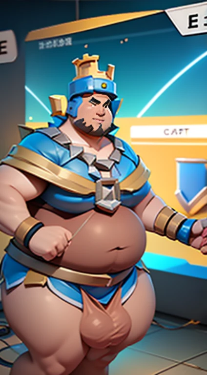 (((A giant electric and fat character from the super game Cell Clash Royale)))