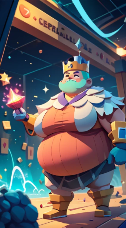 (((A giant electric and fat character from the super game Cell Clash Royale)))