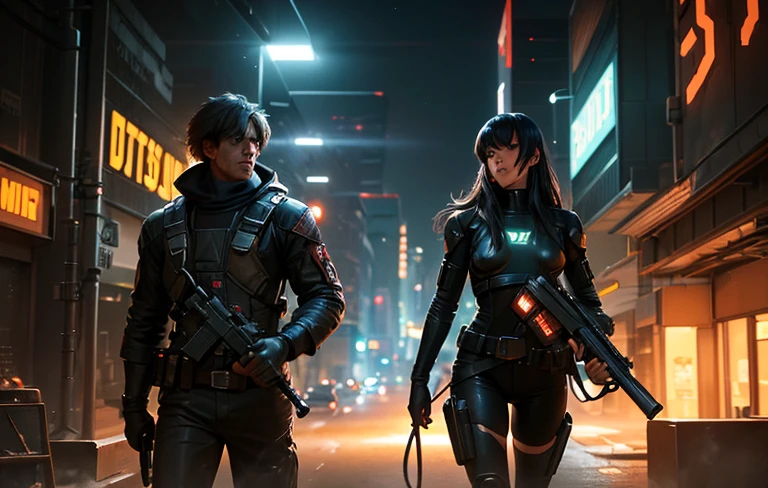 (best quality,4k,8k,highres,masterpiece:1.2),ultra-detailed,(realistic,photorealistic,photo-realistic:1.37),detailed cowboy bebop characters,long hair,cool eyepatch,space bounty hunter,worn-out spaceship crew,dazzling cityscapes,neon lights,retro-futuristic world,saxophone playing in corner,action-packed chase scenes,explosive gunfights,sleek spaceships orbiting planets,interstellar travel,gritty film noir atmosphere,jazz-infused soundtrack,vibrant color palette,smooth animation style,cinematic camera angles,character dynamics,fearless female protagonist,edgy cyberpunk aesthetic,cigarette smoke-filled rooms,gritty urban landscapes,cool spaceship interiors,iconic title sequence,adventure across the galaxy.