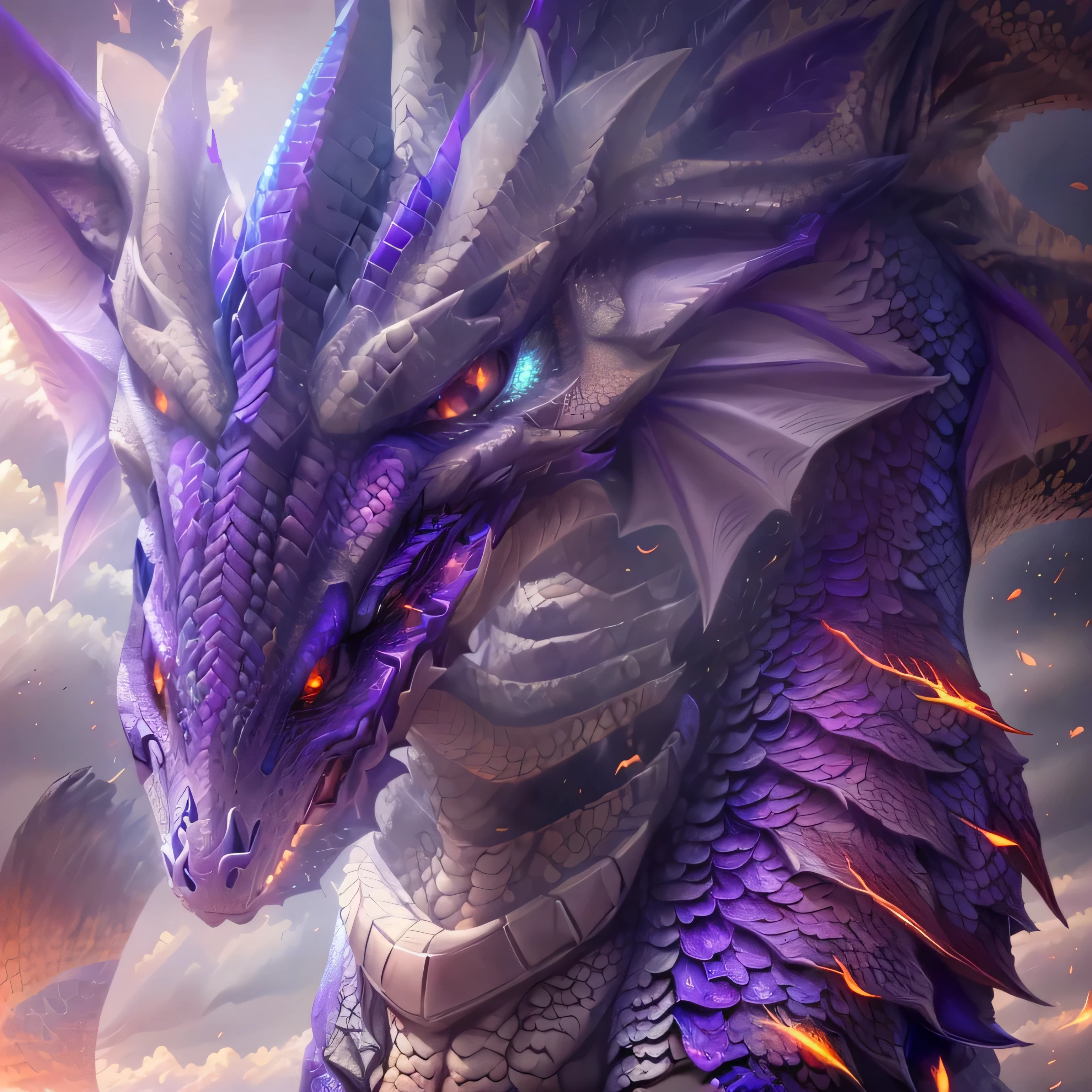 a close up of the head of a dragon with green scales , masterpiece, hd, 4k, 8k, amazing details, detailed dragon scales, fantasy dragon