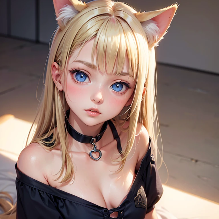 blond haired girl in black lingerie with cat ears and stockings, attractive cat girl, 3 d anime realistic, photorealistic anime girl render, render of a cute 3d anime girl, cute anime catgirl, realistic anime 3 d style, photorealistic anime, very beautiful cute catgirl, beautiful anime catgirl, seductive anime girl, hyper realistic anime, anime catgirl