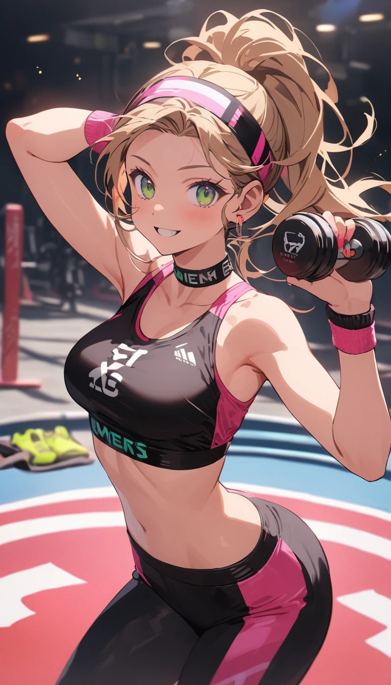 (highest quality、masterpiece、High resolution、detailed)Anime Style、flat style、1girl,
BREAK
//Fashions
Fitness Guru,
Transform into a fitness guru with a costume inspired by dumbbells and workout gear, Start with a form-fitting activewear ensemble in vibrant colors like neon green, pink, or blue, resembling the colors often found on dumbbells, Add details such as faux dumbbell weights strategically attached to the costume, either as embellishments or as functional props,
BREAK
These can be made from lightweight materials to ensure comfort while wearing the costume, Complete the look with accessories like sweatbands, wrist wraps, and a headband with playful slogans or fitness-themed motifs, Carry a water bottle and strike fitness poses throughout the night to embody the spirit of a dedicated gym enthusiast,
BREAK
