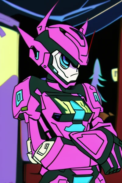 a drawing of a robot with a gun and a gun, streamlined pink armor, modern mecha anime, cool mecha style, female mecha, gundam armor, mobile suit, anime mech armor, # mecha, arasaka mech, eva unit-00 in the back, anime manga robot!! anime girl, an anime large mecha robot, gundam style