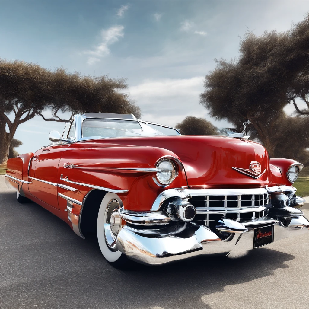 A 1950's Cadillac convertible retooled into a Super HotRod Low Rider absolutely outstanding and best quality. Totally customized.