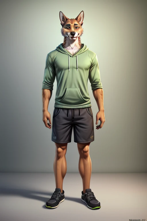 3d render, anime, young male, teenage, caucassian masculine square face, purple hair, tight boxers underwear, best quality, topless, full body view