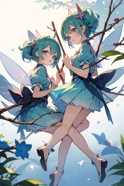 Seasonal Fairies、cute、twins、stick together、cute