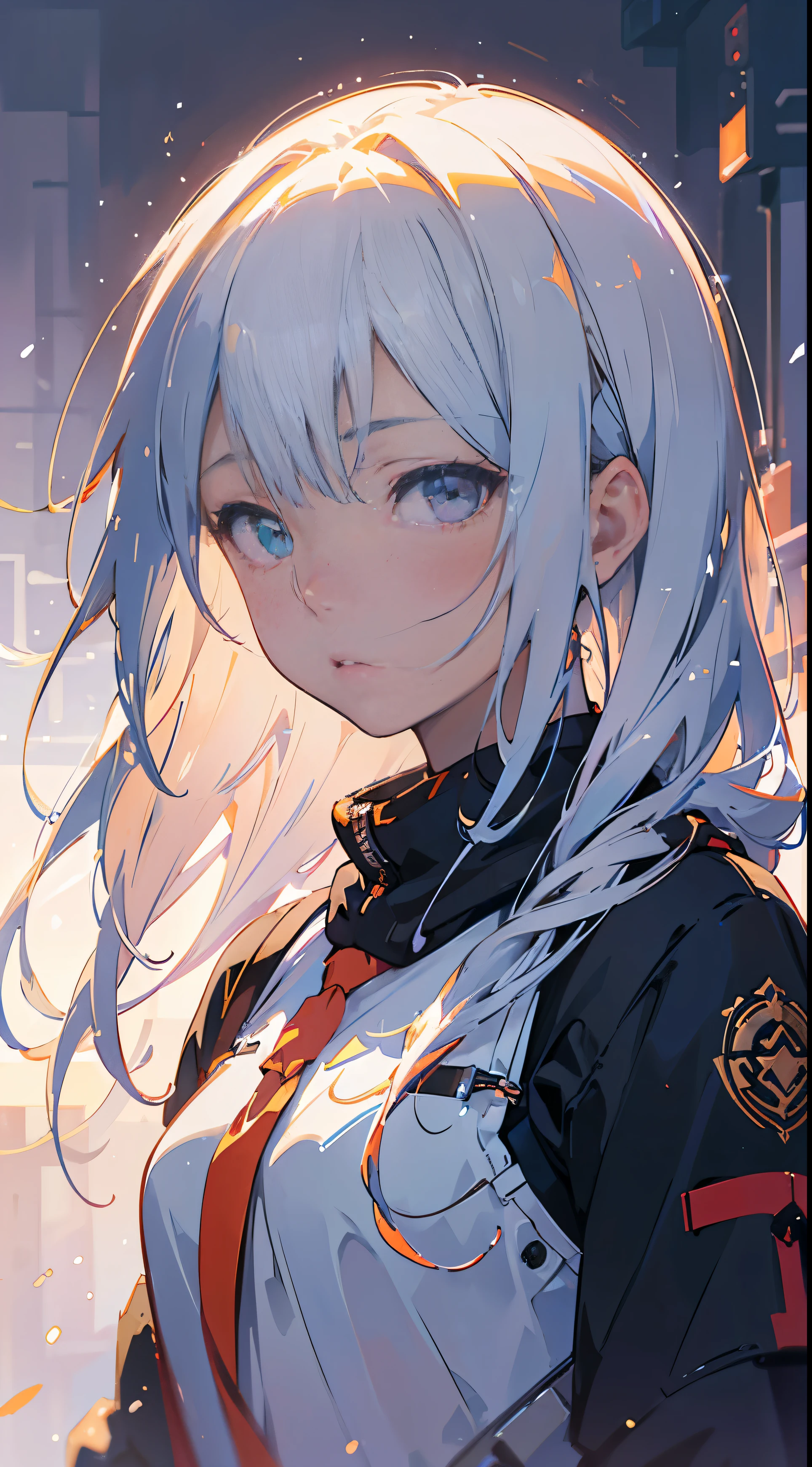 snthwve style, nvinkpunk Closeup face portrait of (((sks person))), smooth soft skin, big dreamy eyes, beautiful intricate colored hair, symmetrical, anime wide eyes, soft lighting, detailed face, by makoto shinkai, stanley artgerm lau, wlop, rossdraws, concept art, digital painting, looking into camera