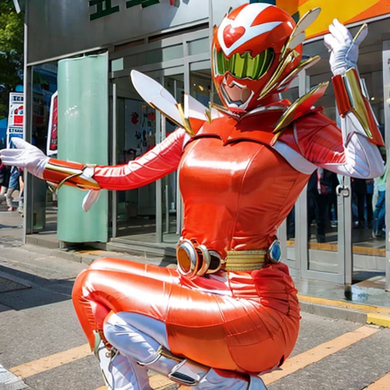 (masterpiece, best quality:1.2), 1girl, solo, ibagirl, fighting pose, photo session,