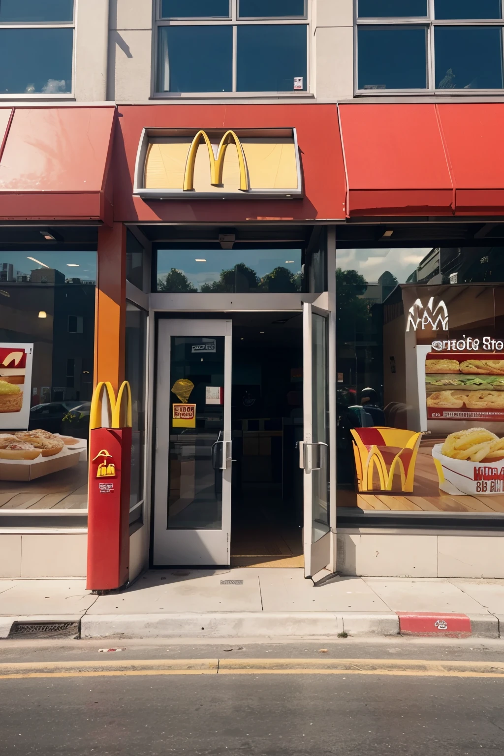 McDonald&#39;s store facade