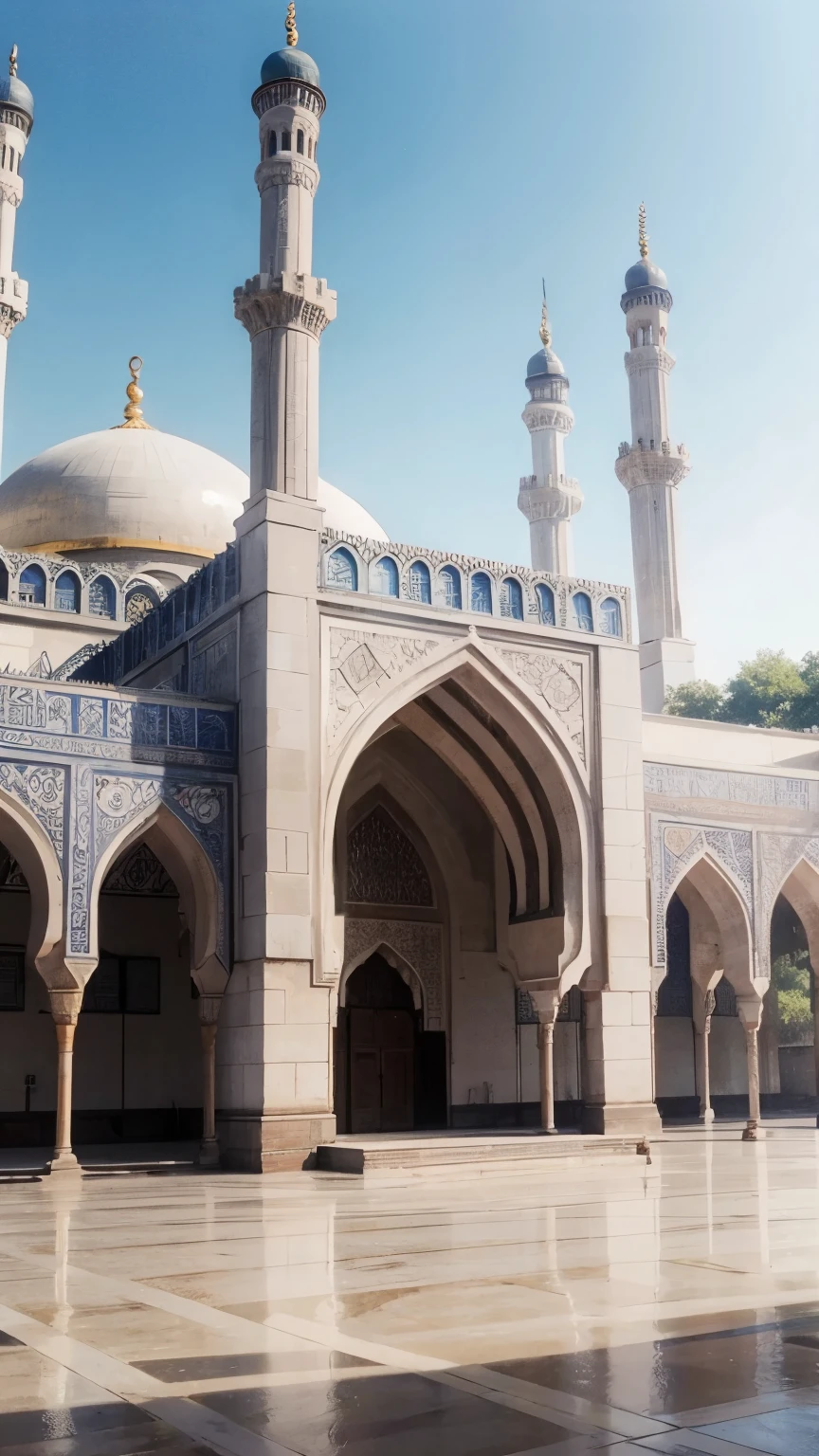 Mosque, beautiful mosque, exterior