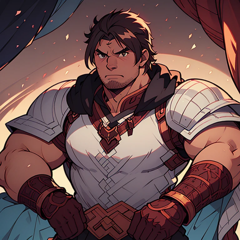 (aesthetic CG wallpaper with best quality, masterpiece, detailed, best illumination and shadow),(an extremely skilled warrior),holding a long sword in hand, flowing hair, fierce expression, dynamic pose, angled lighting,checkered pattern, dark background, striking red color perception.