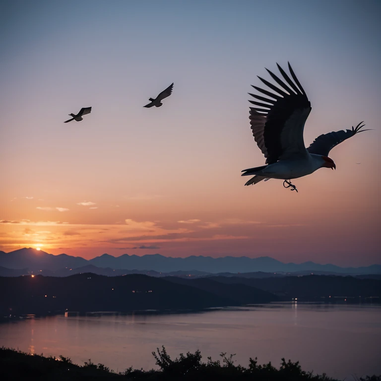 Lost Birds,Flying alone at dusk