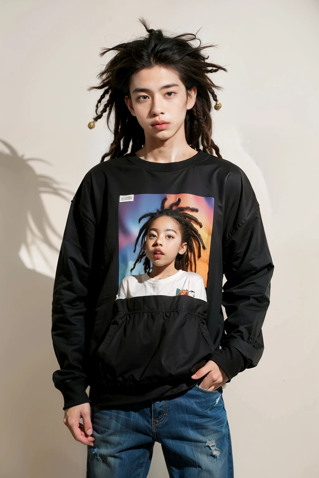 Dreadlocks boy clothes print