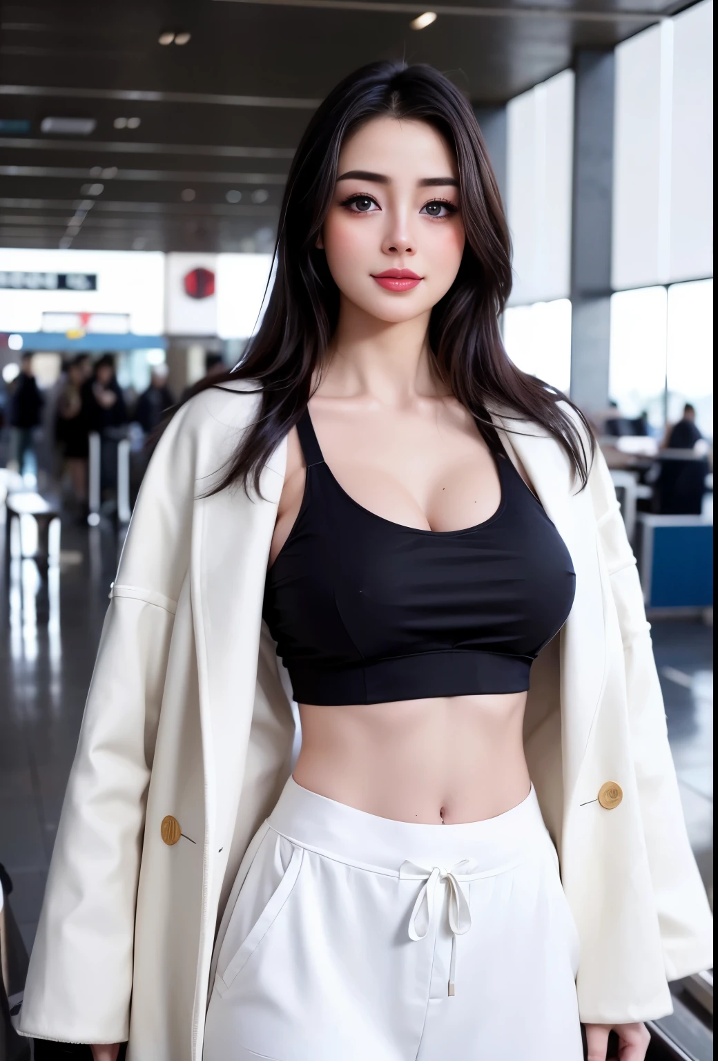 Best Quality, Ultra High Definition, (Photorealistic:1.4),Sunset Light, Korean Women, Detailed Photo, Smiling, Sexy,Facing Camera, Close-up (Masterpiece: 1.3), (8K, Photorealistic, Best Quality: 1.4), (1girl), Beautiful Face, (Realistic Face),Beautiful Hairstyle, Realistic eyes, beautiful detail eyes, (realistic skin), beautiful skin, (sweater), absurd, attractive, ultra high resolution, ultra realistic, high definition, golden ratio,Good hands、10、high-reaster-piece、highest quality、head:1.3、((Hasselblad photo))、Fine Skin、crisp focus、(Light like a movie)、gentle lighting、Dynamic Ungle、[:(detailed face:1.2):0.2]、The chest is large.、Sweating, skin flow.:1.2、(((In the kitchen))) Erotic smile　Audience view　Colossal　having　sleeveless　Quench the upper arm.　I'm sticking out.　open legs　Nipples are visible.　cleanliness　Large kitchen　bedroom　Wine Glass　　 Negative prompt　Pubic hair can be seen.
Negative Pro, smiling, ((detailed face )), ((detailed beauti vagina)), ((detailed body ((naked)))) , (((The massage central))), (((room master))), Highly detailed face and skin texture, Detailed eyes, Double eyelid,big breasts,masterpiece,super fine eyes,super fine hand