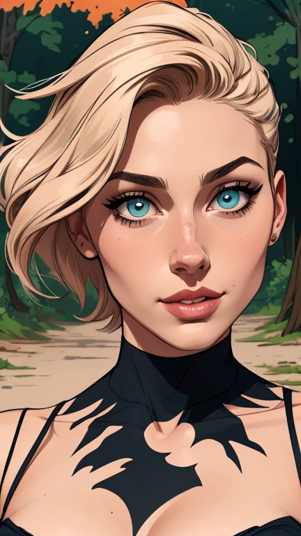 Personagem mulher ninja com marcas de guerras Imagem de desenho animado de uma mulher .cartoon style illustration, estilo de arte dos desenhos animados, estilo de arte dos desenhos animados, digital illustration style, design de personagens altamente detalhado, arte digital detalhada coragem, Forest fan art, Design de personagens de retrato, beautiful digital illustration, retrato de alta qualidade, Arte em quadrinhos, mulher jovem cabelo com transas lindas . Beautiful lined eyes Medium large bust and wonderful sexy clothes. image expression of sexual desire from the waist to the head illustration