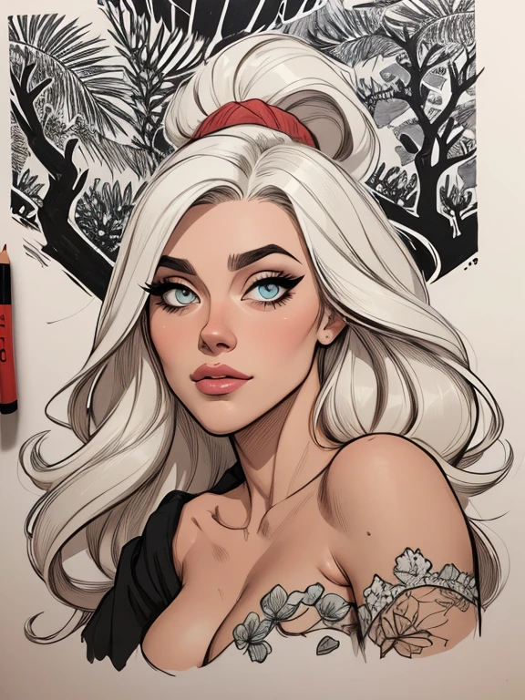 Estilo vibrante que contrasta com sua pele clara. - You reflect a mix of curiosity and determination. - Ela tem uma estatura alta, with a slender and agile figure, evidenciando sua agilidade e destreza. -fundo colorido Design de personagens de retrato, beautiful digital illustration, retrato de alta qualidade, Arte em quadrinhos, Corpo inteiro sensualizando ou pelada. folha de retorno. return sheet member clothes of the day hellish day expression of hatred and blood on the face Atompunk style female character Queen Fiona Anna of Arendelle with war marks Cartoon image of a woman .Ilustra??o estilo desenho animado, estilo de arte dos desenhos animados, estilo de arte dos desenhos animados, digital illustration style, estilo atompunk design de personagens altamente detalhado, arte digital detalhada coragem, Forest fan art, Design de personagens de retrato, beautiful digital illustration, retrato de alta qualidade, Arte em quadrinhos, mulher jovem cabelo com transas lindas . Queen Anna of ArendelleBeautiful lined eyes Medium large bust and wonderful sexy clothes. image expression of desire 