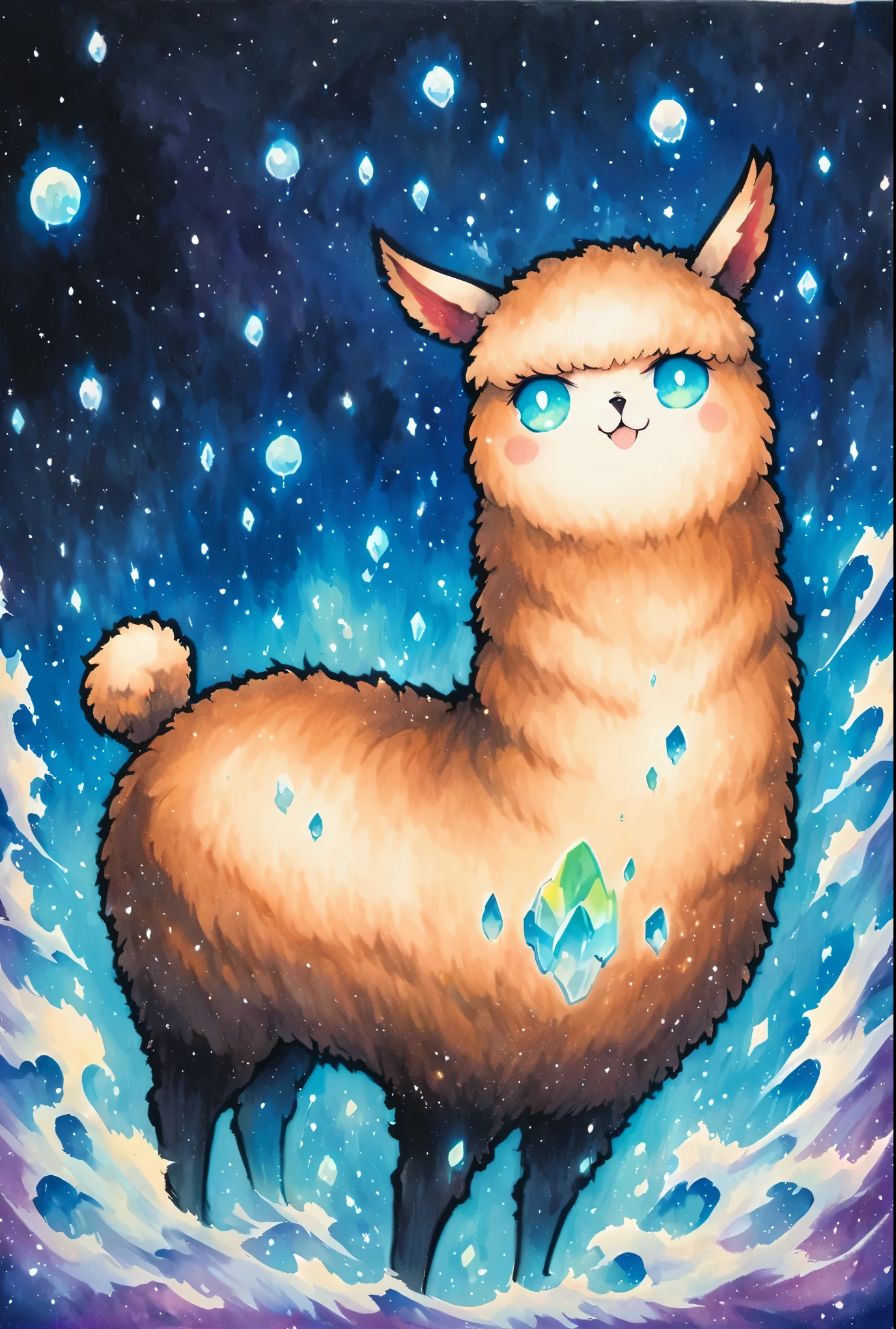 Drawing of a camel with blue eyes and a blue nose, Camel Sunrise Angel, Llama human portrait, very very beautiful Furry art, Fluffy and full of light,lol, llama, furry fantasy art, Alpaca, Furry art!!!, animal art, Furry art, Lovely and detailed digital art, fursona Furry art commission, Detailed fan art