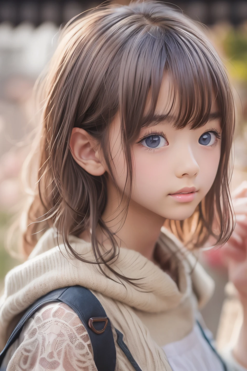 ((sfw: 1.4)), ((detailed face, professional photography)), ((sfw, zettai ryouiki, 1 Girl)), Ultra High Resolution, (Realistic: 1.4), RAW Photo, Best Quality, (Photorealistic Stick), Focus, Soft Light, (()), ((Japanese)), (( (young face))), (surface), (depth of field), masterpiece, (realistic), woman, bangs, ((1 girl))