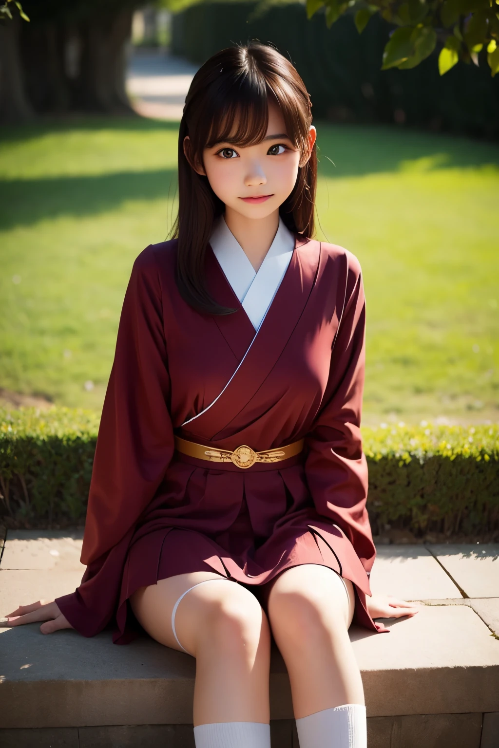 ((sfw: 1.4)), ((detailed face, professional photography)), ((sfw, zettai ryouiki, 1 Girl)), Ultra High Resolution, (Realistic: 1.4), RAW Photo, Best Quality, (Photorealistic Stick), Focus, Soft Light, (()), ((Japanese)), (( (young face))), (surface), (depth of field), masterpiece, (realistic), woman, bangs, ((1 girl))