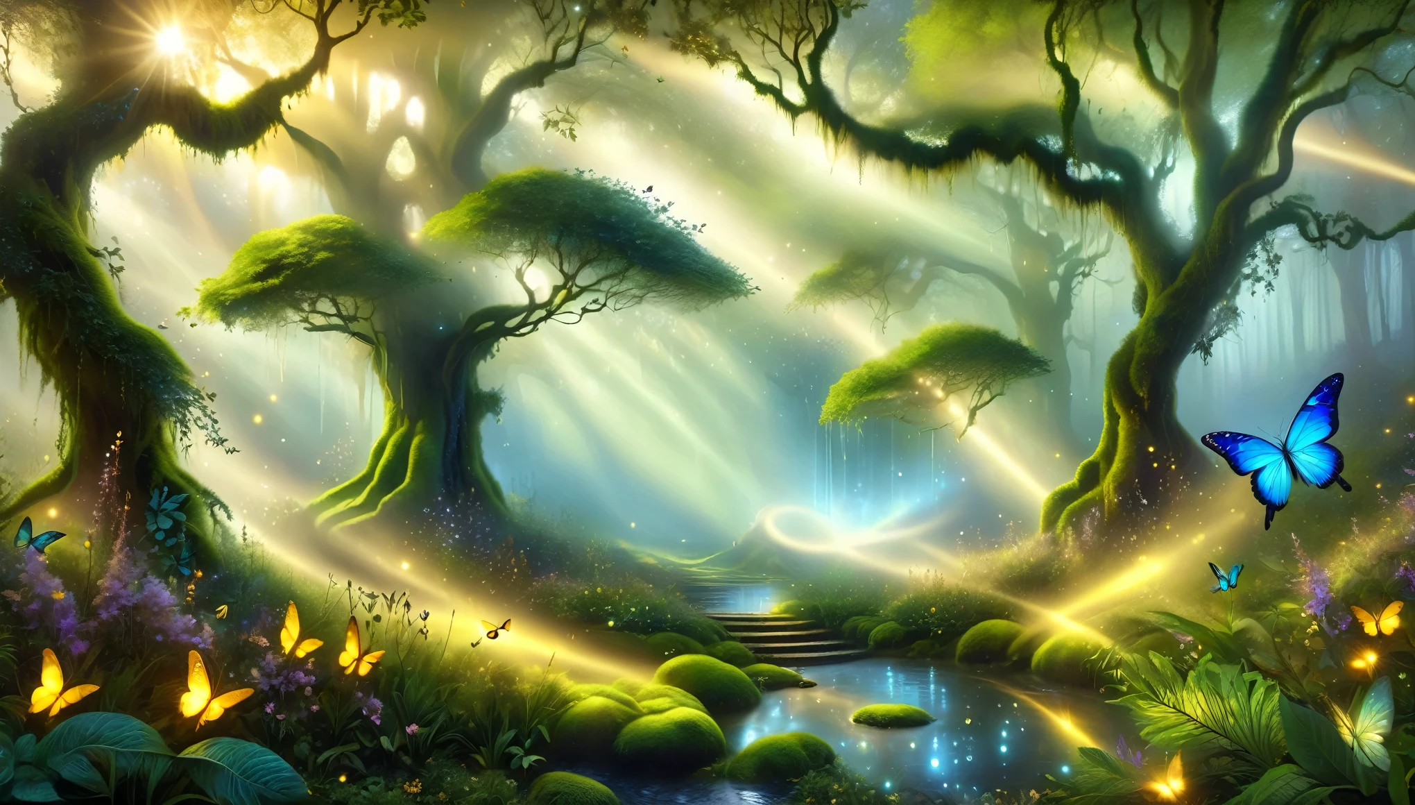 (highres,masterpiece:1.2),ultra-detailed,(best quality,4k,8k,vivid colors:1.1),photorealistic,(yellow fog),(magical forest,enchanted woods),(sunlight piercing through the trees),(mythical creatures),(moss-covered ground),(majestic tall trees),(dream-like atmosphere),(ethereal beauty),(mysterious pathway),(whimsical flora and fauna),(silhouette of a hidden castle),(sun rays dancing),(enchanted blossoms),(luminous fireflies),(serene tranquility),(soft glow),(peaceful ambiance),(whispering leaves),(lush greenery),(delicate fluttering butterflies),(mysterious mist),(golden sunlight filtering through the branches),(fairytale realm),(sunlit meadow),(mystical energy),(celestial beings),(golden hues),(mystic orbs),(hidden treasures),(magnificent foliage),(whispering wind),(otherworldly feel),(tranquil sanctuary),(surreal fantasy),(awe-inspiring),(enigmatic beauty),(enchanted realm),(mesmerizing wonder),(timeless elegance)