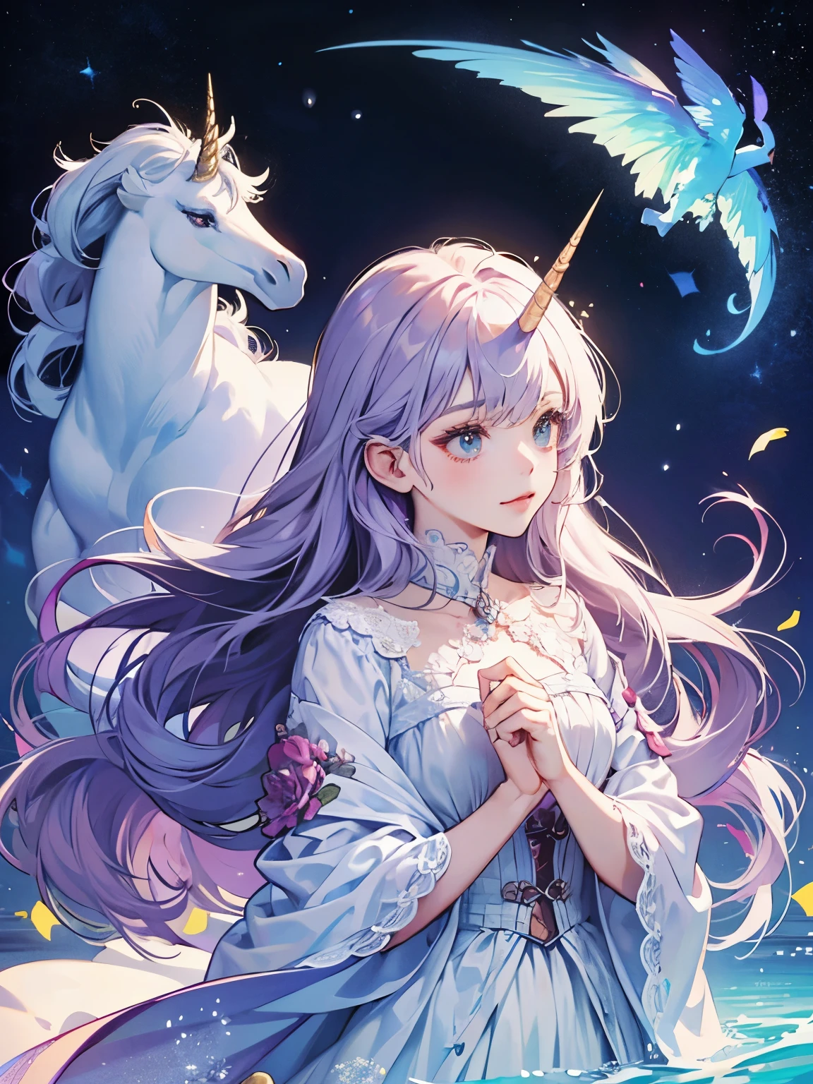 Unicorn humanoid female