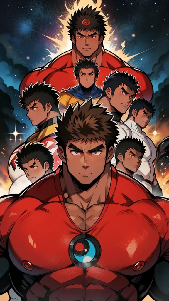 In the vibrant and dynamic world of anime, two iconic figures from distinct universes collide to create an unforgettable fusion. The African American version of Afro Violence Jack from the Violence Jack Universe and the African American version of Afro Kenshiro from the Post-Timeskip Arc of Hokuto No Ken Universe merge into one powerful being. In the Hokuto No Ken Anime, Movie, and Manga Art Style, this fusion comes to life, depicting the embodiment of strength and resilience.
His powerful physique demonstrates the perfect amalgamation of both Afro Violence Jack and Afro Kenshiro. Every muscle is defined and ton
