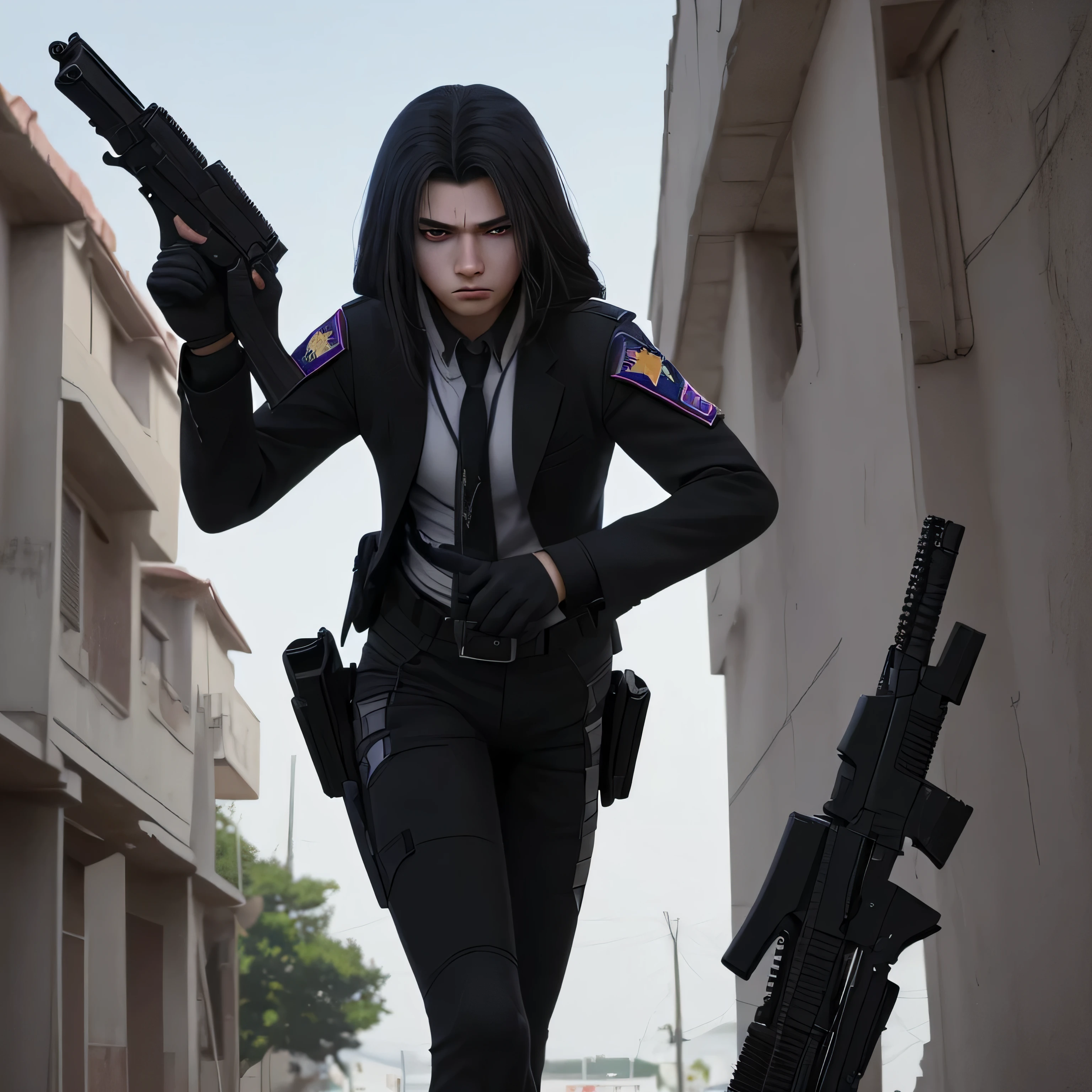 16-year-old American of Romanian descent belongs to an armed sect that believes in anonaquis and ancient aliens trained to be an anime-style assassin