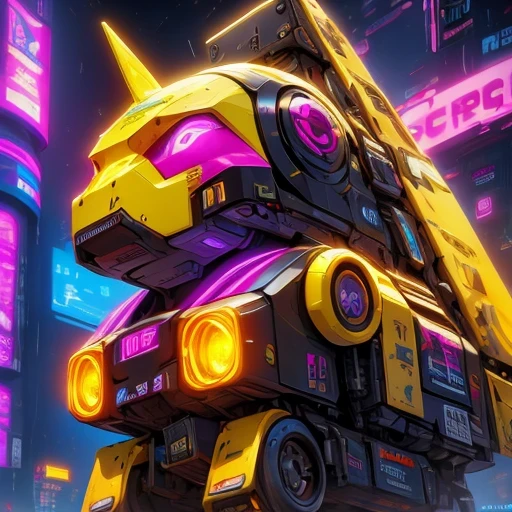 （(Tilt-Shift)）(Telephoto)Close ups of robots with a star at the top, female robot mech leader, ocean punk mech, animal fuse, digital cyberpunk - anime art, animal art, rodent mech, neon scale and robot technology, mecha hunting dog, anime large mech robot, internet me, cyberpunk Picchu, digital cyberpunk anime art, partially glowing robot with purple background, internet me, in style of Beppur, （Half 1：60）（Second dimension model atmosphere）cyberpunk Picchu, style hybrid mix of Beppur, 3 d render Beppur, cute and exquisite epic robot, Beppur masterpiece, cyberpunk art style Yellow mecha, Beppewrur!!, Network Steam Punk 16 K ，3 D Head Glow, Purple Background Robot Close Ups Nertu work Me, in style of Bep pursr, Cyberpunk Pikachu, style hybrid mix of euepr4pur, 3D render Beprpur, Cute and Exquisite Epic Robot, Beppur Masterpiece, Cyberpunk Art Style, Yellow Mech, Beppur!!, Network Steam Punk 8 k 3 d