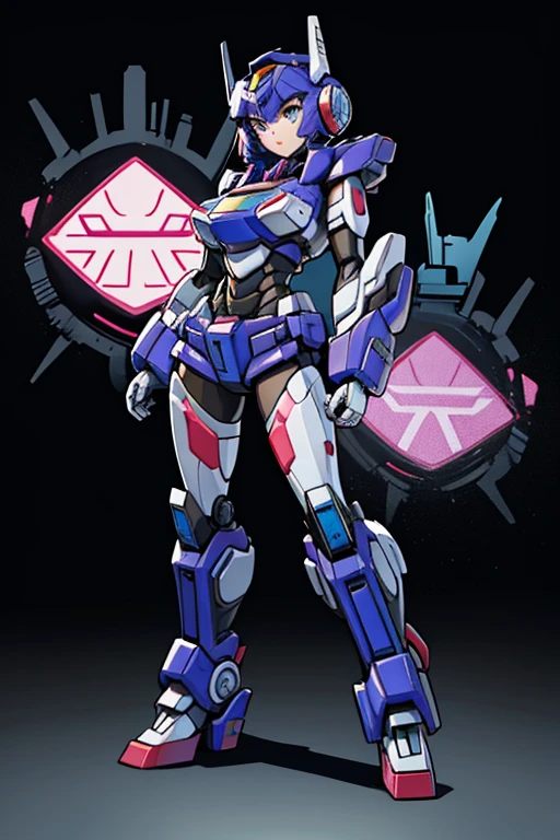 Autobot Girl, Transformers Girl, Masterpiece, full body shot