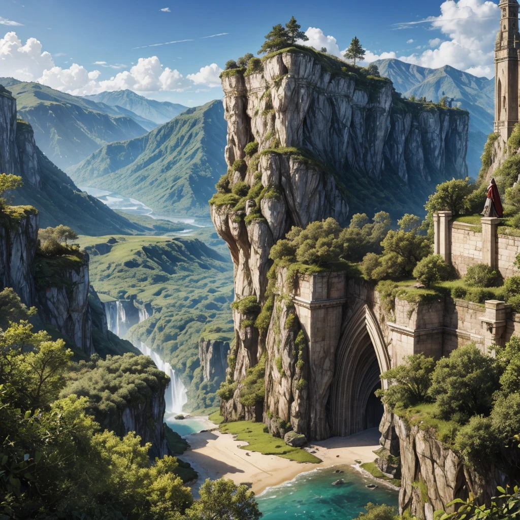 The Griston Kingdom is a land of dense, lush forests that is teeming with flora and fauna. It is home to various magical creatures, including the natives, and the elves. However, there is a clear hostility between the palace inhabitants and the forest dwellers. The Kingdom has a diverse range of trades, including bakers, florists, healers, potioners, and unfortunately, slave traders. Witches and wizards are common around these lands. The people of the Kingdom typically have darker skin tones, and eye colors ranging from olive green to oak brown, with hair that can be as white as snow or as brown as a log. The imperial palace is built upon stone and wood, and is lavish despite its humble foundations. It has many towers. Some as high as the treetops.