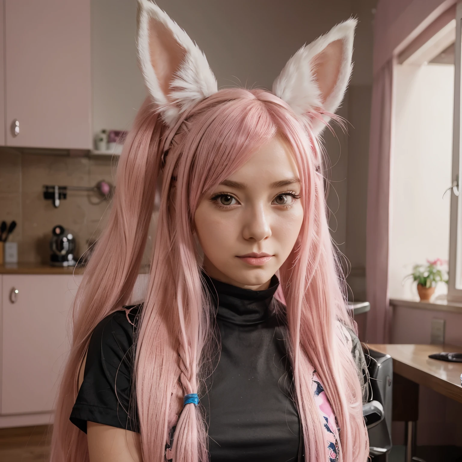 pinkhair, hair bobbles, wince, longeyelashes, solid circle eyes, fake animal ears, light smile, ear blush, fang, anime girl, big tits, bukkake, tatoo, cum on tits, nude, completely nude, shy, saliva, naughty face, ahegao, Surrealism, drop shadow, anaglyph, stereogram, tachi-e, pov, atmospheric perspective, anime style, 8k, super detail, ccurate, best quality, high details, high quality