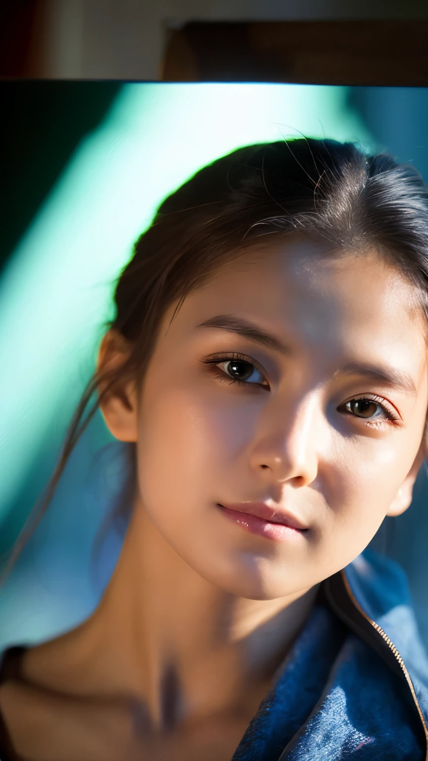 realistic ,masterpiece, highest quality, girl, woman, High resolution, portrait, photograph_light, {{}}, Ulchan-6500-v1.1:0.8、